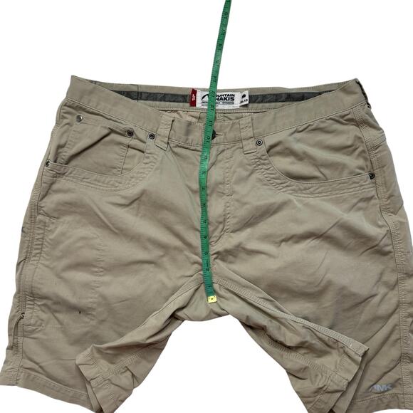 MOUNTAIN KHAKIS Slim Fit Khaki Commuter Shorts Size 38 Mens Zipper Pocket *READ* - Picture 6 of 8